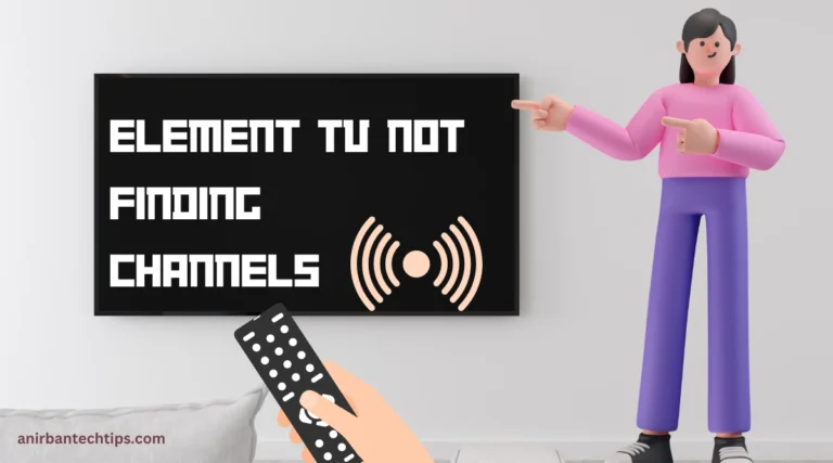 Image Regarding Element TV not finding channels